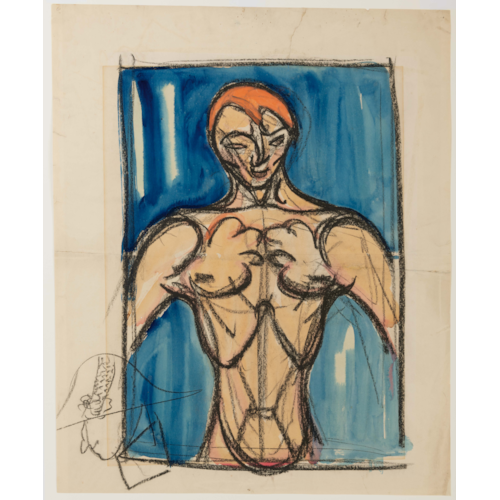 Torso of a Male Nude